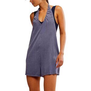 Free People womens Hot Shot Halter Romper Size Large